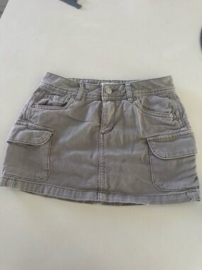 Casual Cargo Pocket Mini Skirt From Garage size XXs